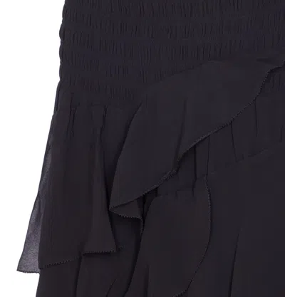 Isabel Marant Étoile Layered Sheer Skirt With Ruffled Flounces