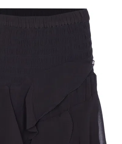 Isabel Marant Étoile Layered Sheer Skirt With Ruffled Flounces