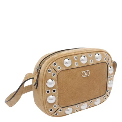 Valentino Suede Nellcote Crossbody Bag