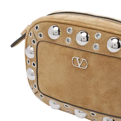 Valentino Suede Nellcote Crossbody Bag
