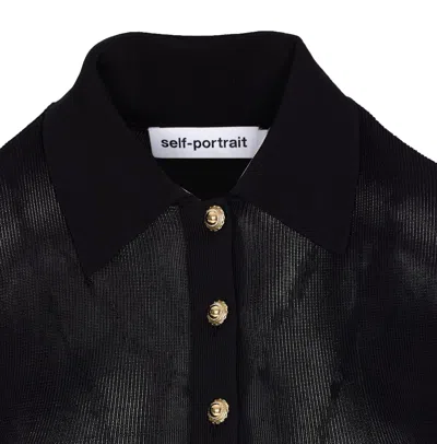 Self-portrait Viscose Knit Bodysuit
