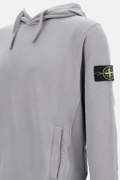 Stone Island Hoodie Sweater In Gray