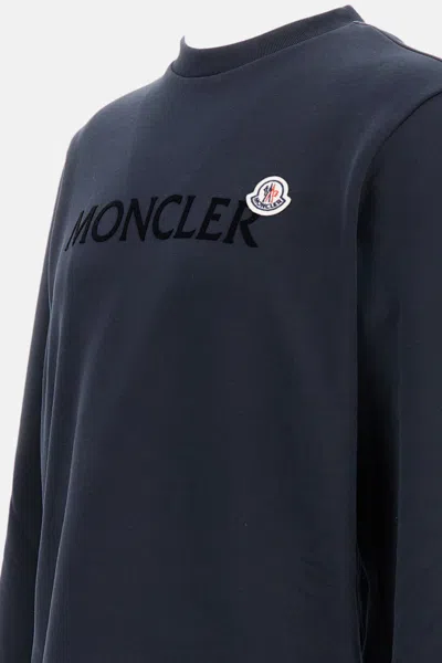 Moncler Crew Neck Cotton Sweatshirt