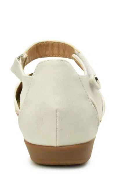 Taryn Rose Laser Cut Ankle Strap Sandal In Silver