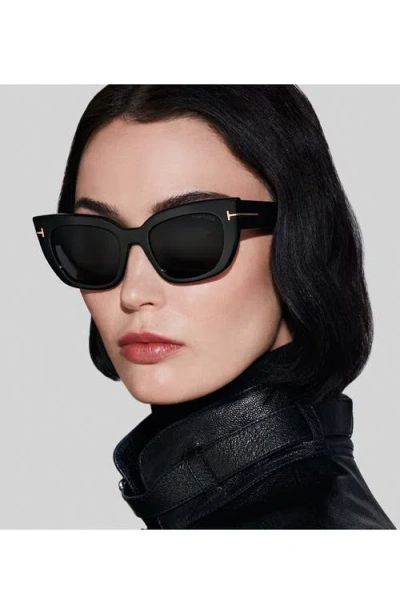 Tom Ford Athena Acetate Cat-eye Sunglasses
