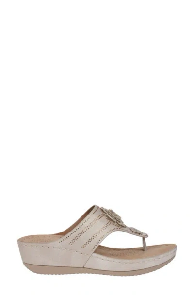 Gc Shoes Cora Wedge Sandal In Gray