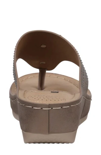 Gc Shoes Cora Wedge Sandal In Brown