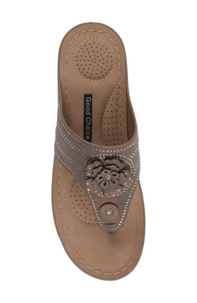 Gc Shoes Cora Wedge Sandal In Brown