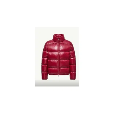 Moncler Women Abbadia Down Jacket In Red