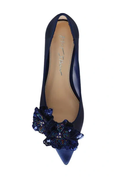 Betsey Johnson Gray Pointed Toe Flat