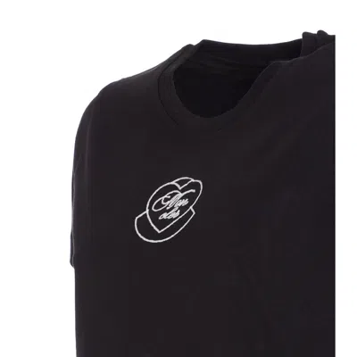 Moncler Women Logo T-shirt In Black