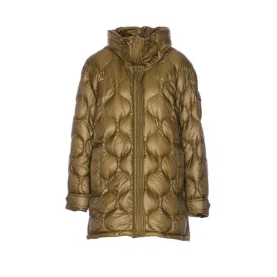 Moncler Women Lombi Short Parka In Green