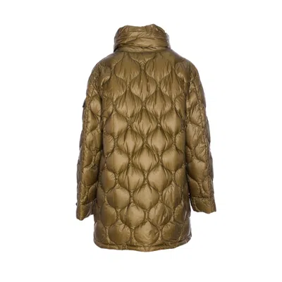 Moncler Women Lombi Short Parka In Green