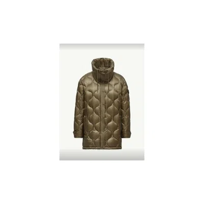Moncler Women Lombi Short Parka In Green