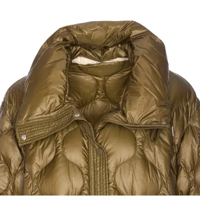 Moncler Women Lombi Short Parka In Green