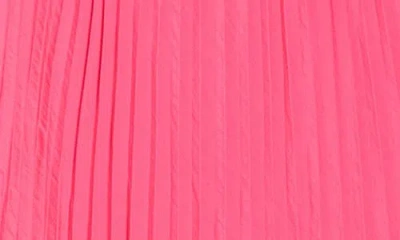 Ramy Brook Winifred Pleated Asymmetric Maxi Skirt In Pink