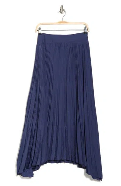 Ramy Brook Winifred Pleated Asymmetric Maxi Skirt
