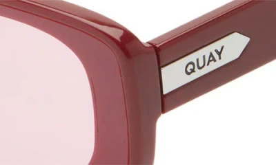 Quay Vibe Check 62mm Small Square Sunglasses