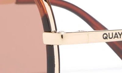 Quay All In 56mm Gradient Aviator Sunglasses