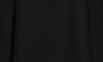 London Times Ruffle Cap Sleeve Fit & Flare Dress In Black