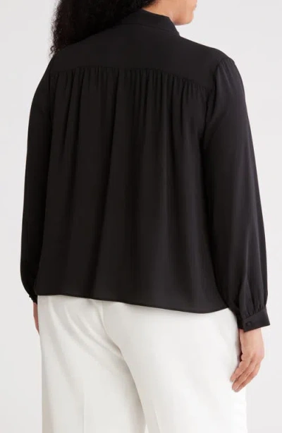 Gemma + Jane Tie Neck Long Sleeve Top