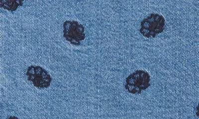 Vero Moda Solveig Embroidered Denim Miniskirt