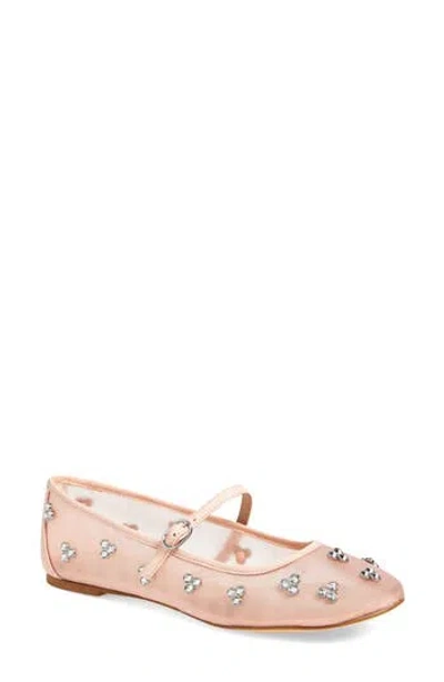 Stuart Weitzman Tammy Crystal Mary Jane Ballet Flat