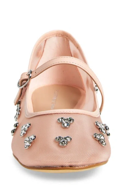 Stuart Weitzman Tammy Crystal Mary Jane Ballet Flat