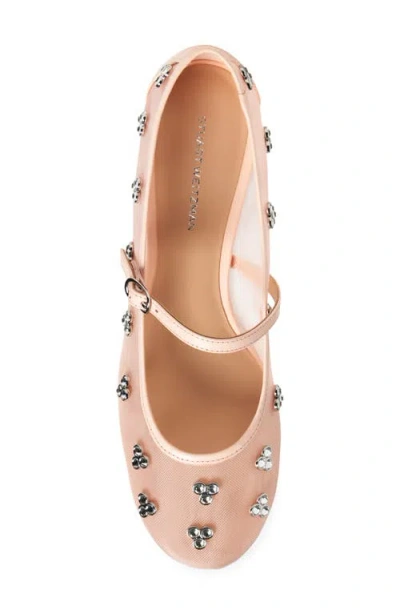 Stuart Weitzman Tammy Crystal Mary Jane Ballet Flat