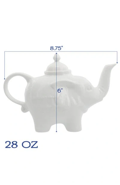 Bia Cordon Bleu Elephant 5-piece Tea Set In White