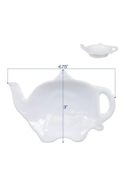 Bia Cordon Bleu Elephant 5-piece Tea Set In White