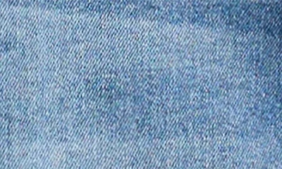 Ymi Kids' Micro Denim Miniskirt With Shorts In Blue
