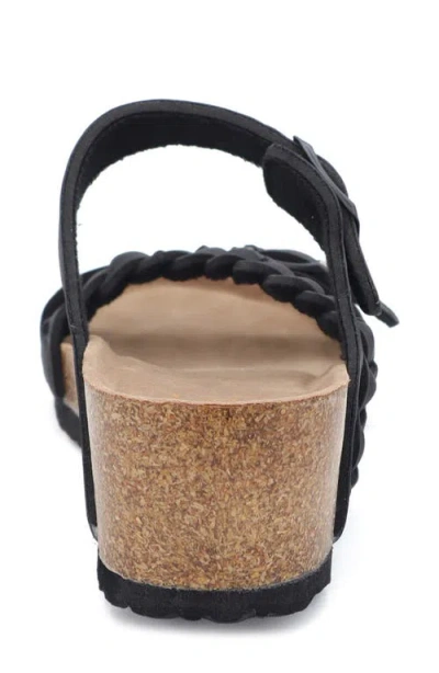 Yoki Lorayn Braided Strap Wedge Sandal