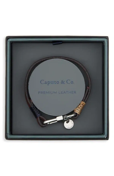 Caputo & Co Leather Bracelet