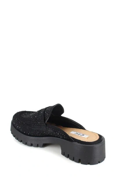 Zigi Sachi Rhinestone Embellished Lug Sole Clog In Black