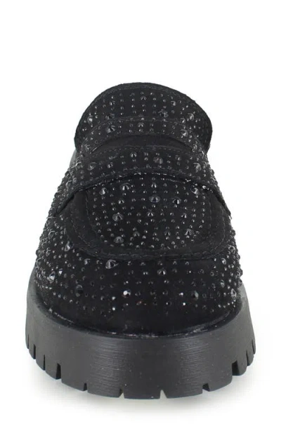 Zigi Sachi Rhinestone Embellished Lug Sole Clog In Black
