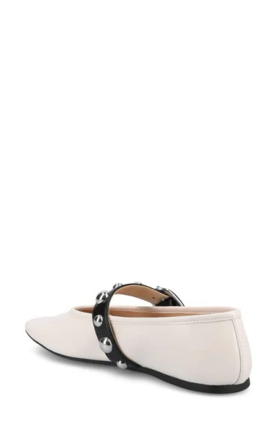 Journee Collection Naveah Studded Ballet Flat