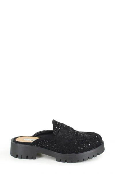 Zigi Sachi Rhinestone Embellished Lug Sole Clog In Black