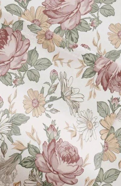 Homespun Floral Microfiber Sheet Set