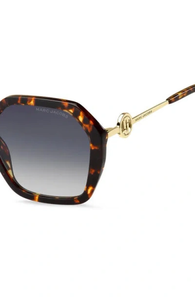 Marc Jacobs 57mm Gradient Square Sunglasses