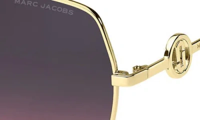 Marc Jacobs 57mm Gradient Square Sunglasses