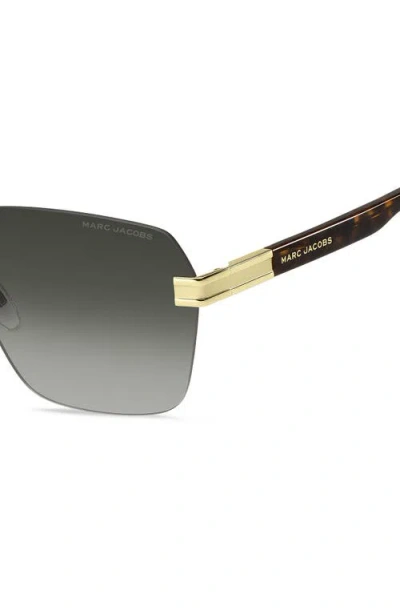 Marc Jacobs 61mm Gradient Rectangular Sunglasses