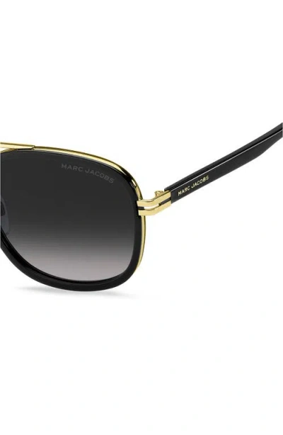 Marc Jacobs 54mm Gradient Rectangular Sunglasses