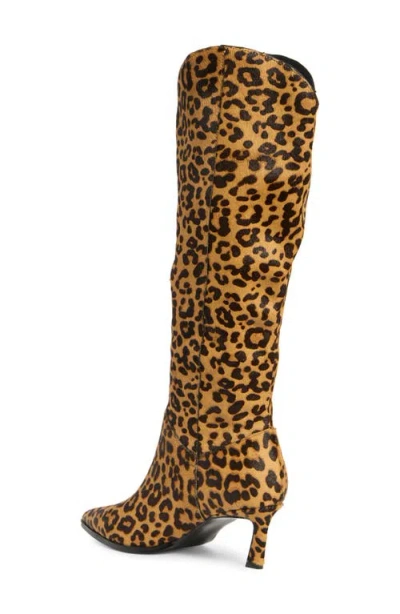 Steve Madden Leyna Genuine Calf Hair Boot In Brown