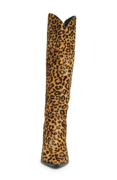 Steve Madden Leyna Genuine Calf Hair Boot In Brown