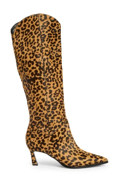 Steve Madden Leyna Genuine Calf Hair Boot In Brown
