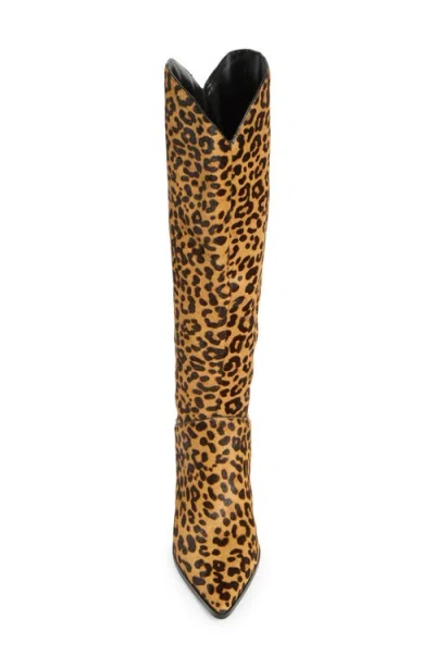 Steve Madden Leyna Genuine Calf Hair Boot In Brown