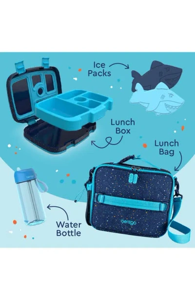 Bentgo Kids' Print Back To Lunch 5-piece Set In Blue
