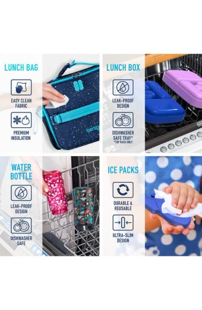 Bentgo Kids' Print Back To Lunch 5-piece Set In Blue