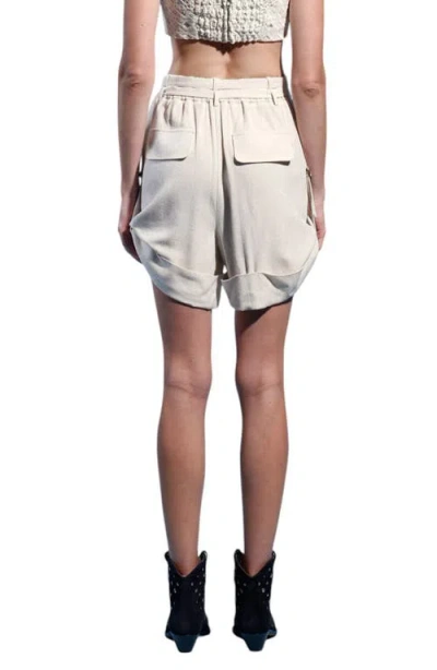 Walter Baker Baylor Belted Shorts In White